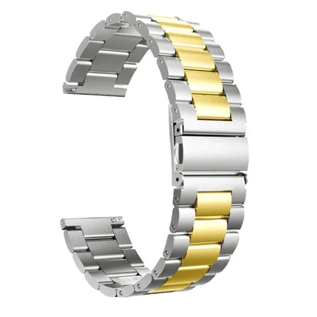 Stainless Steel Link Watch Strap Compatible with the Coros 20mm Range