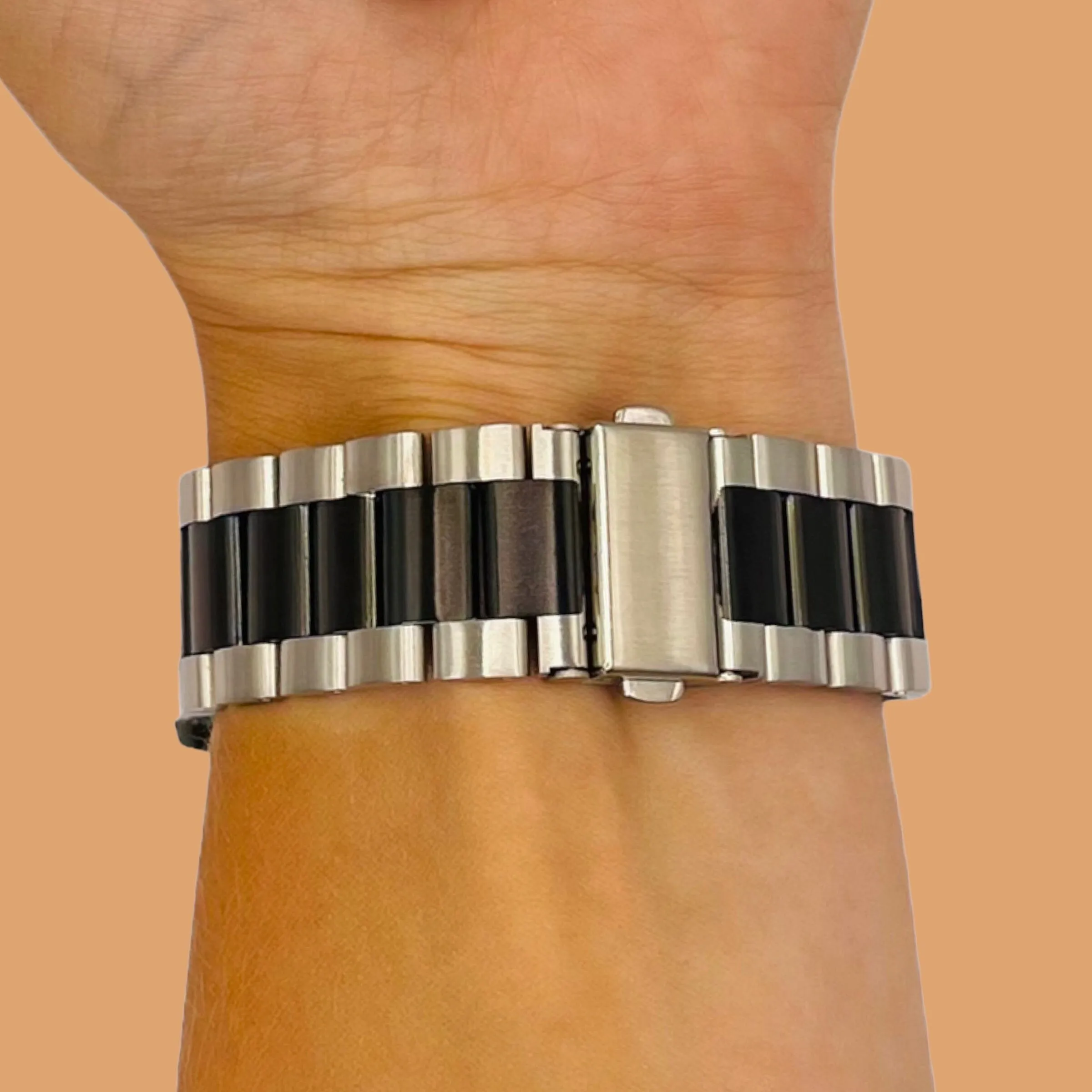 Stainless Steel Link Watch Strap Compatible with the Coros 20mm Range