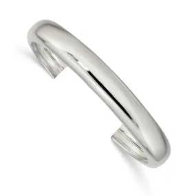 Sterling Silver Classic 9MM Cuff Bangle