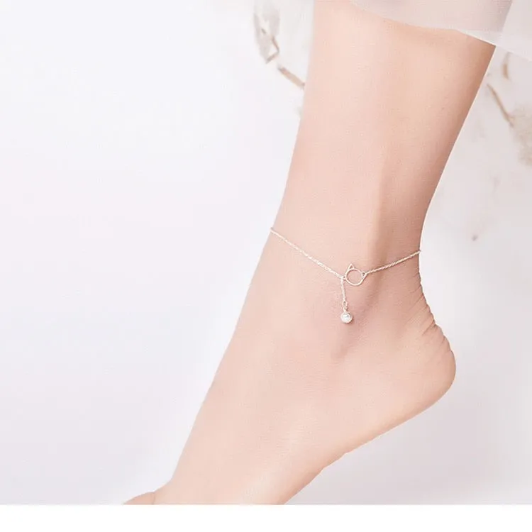 Stylemein - Ultra Thin Sterling Silver Anklet Bracelets