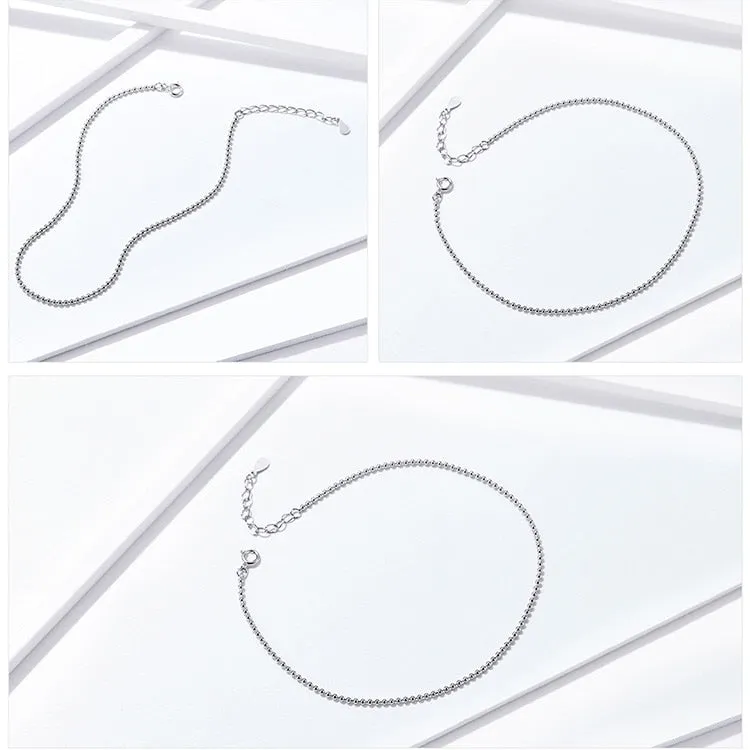 Stylemein - Ultra Thin Sterling Silver Anklet Bracelets