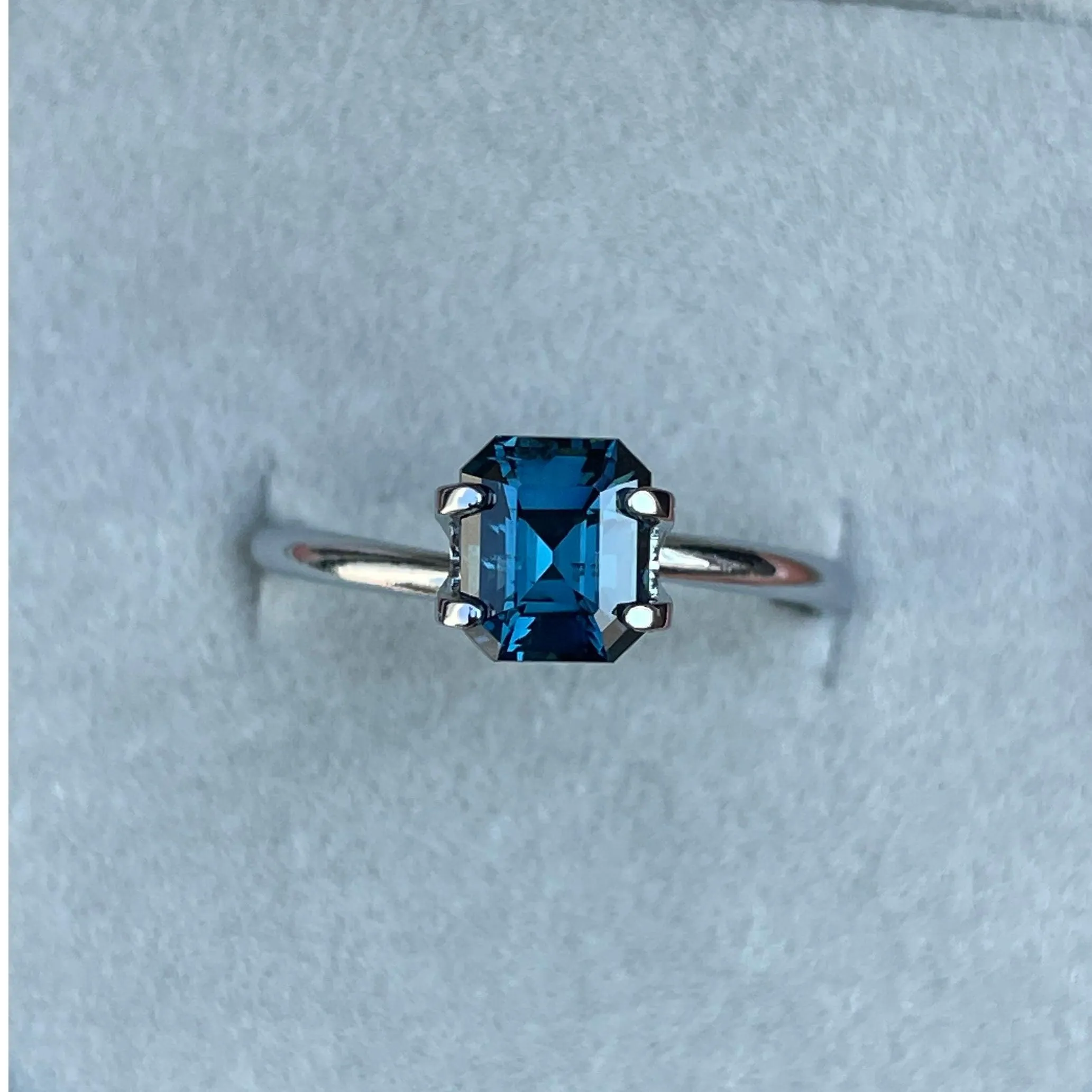 Teal Blue Green Sapphire 1.54 Ct, Natural Blue Green Sapphire Ring, Teal Sapphire Engagement Ring, bespoke Ring, For Custom ring Loose gem