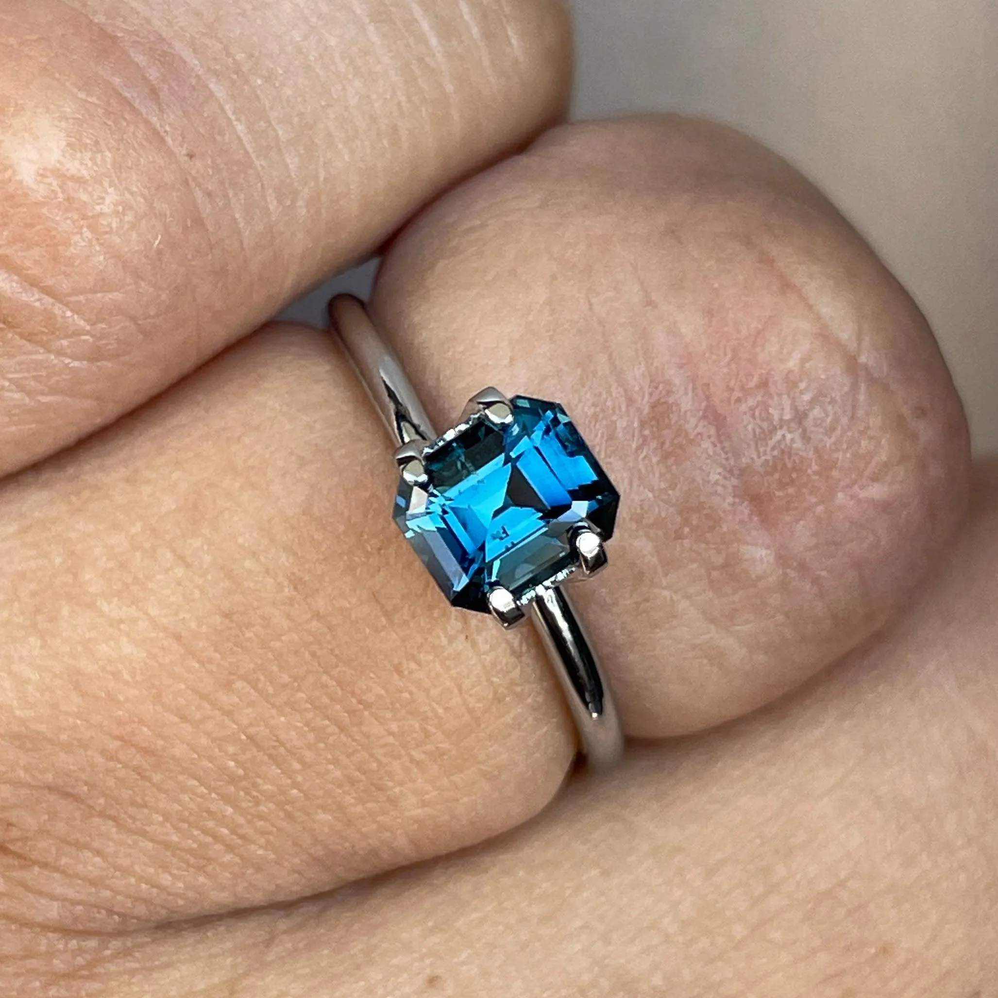 Teal Blue Green Sapphire 1.54 Ct, Natural Blue Green Sapphire Ring, Teal Sapphire Engagement Ring, bespoke Ring, For Custom ring Loose gem