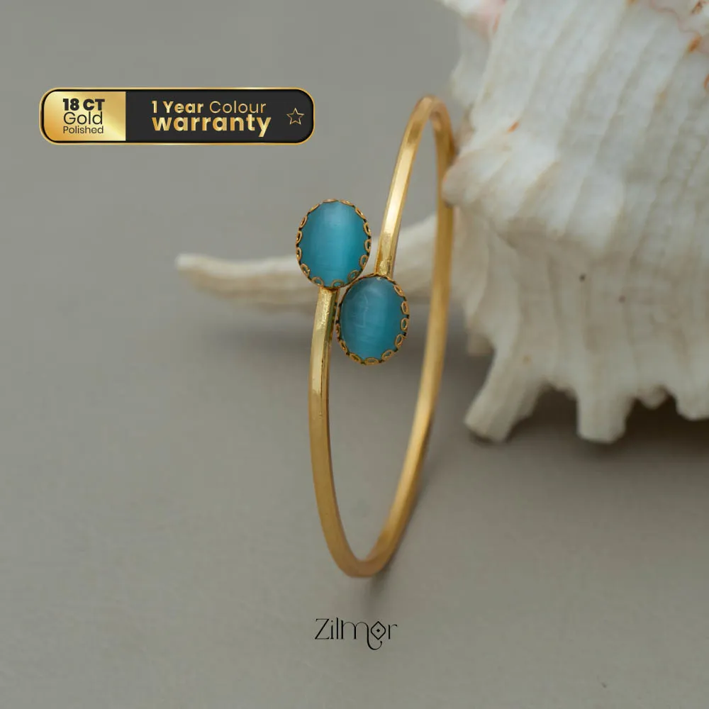 TR101909 - Gold Plated Adjustable Bangle