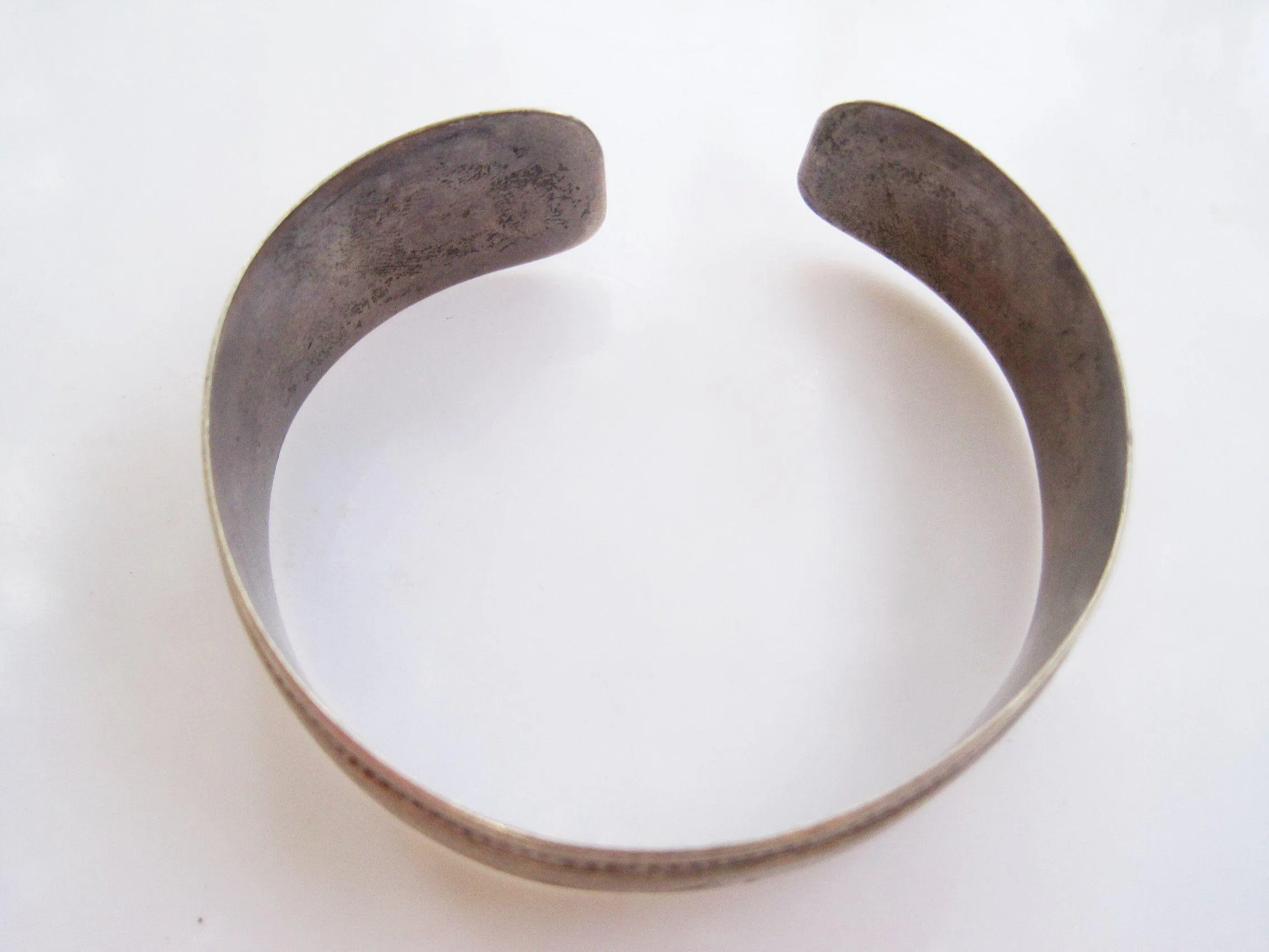 Vintage Thin Berber Silver Cuff or Bracelet