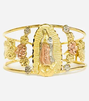 Virgen de Guadalupe Bracelet / Virgen de Guadalupe Bangle Bracelet / Bangle Bracelet / Pulsera de la Virgen de Guadalupe / Regalos Elegantes Para Mujer