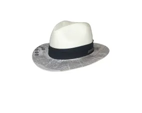 White Unisex Fedora Hat - The Headliner