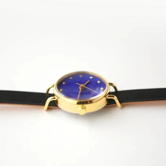 Women's Wristwatch - Azurite (Azure Color), Japanese handmade wrist watch