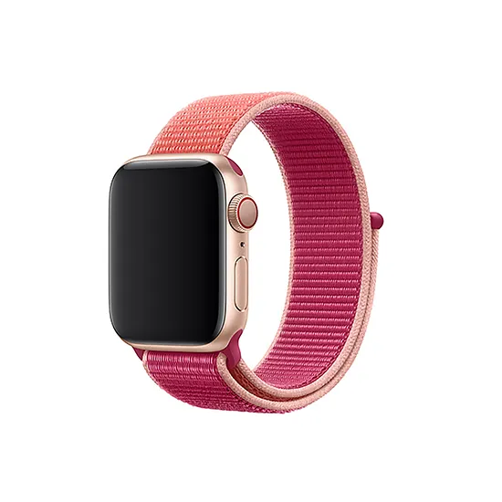 Woven Nylon Strap For Apple Watch-Pink Sand (42/44/45/49mm)