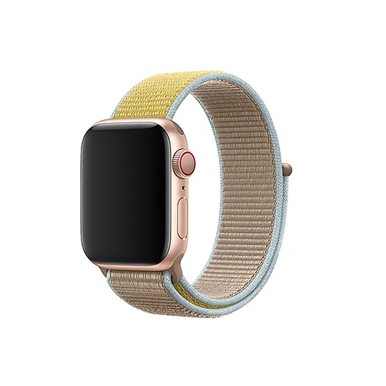 Woven Nylon Strap For Apple Watch-Pink Sand (42/44/45/49mm)