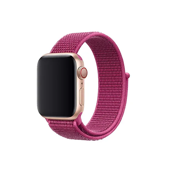 Woven Nylon Strap For Apple Watch-Pink Sand (42/44/45/49mm)